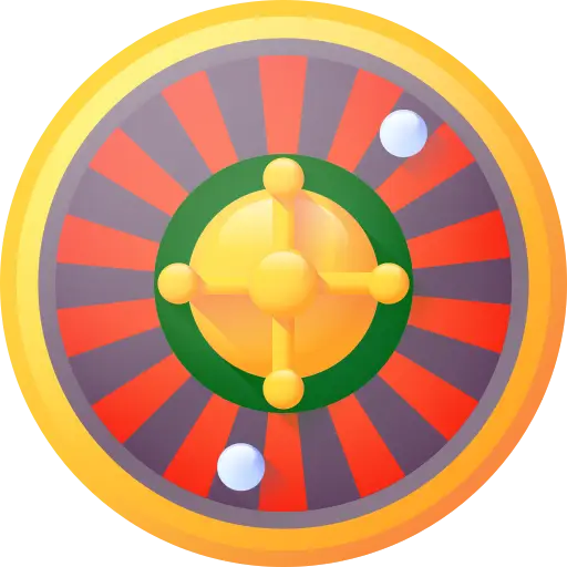 ícone animado da roleta de casino