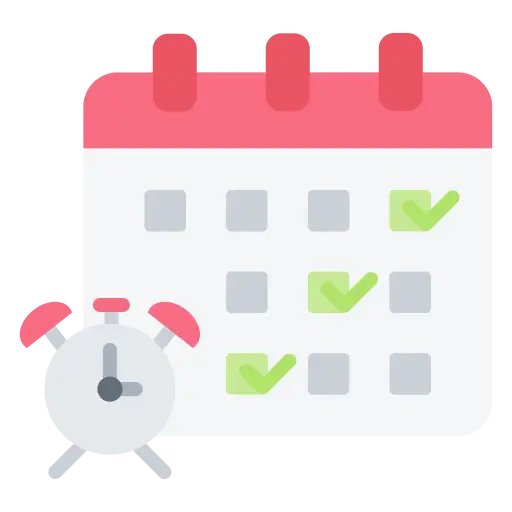 ícone de calendário animado